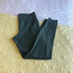 Athleta Bali Green Moto Tights L Tall